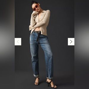 Pilcro Wanderer Jeans. NWT. Size 29 standard. Denim medium blue